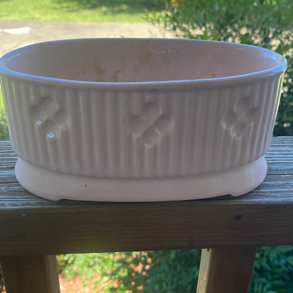 Pink vintage planter